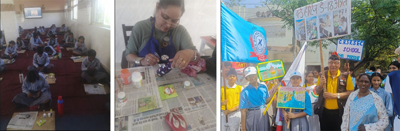 Art & Craft Workshop at CB High School Parade, Ambala Cantt.