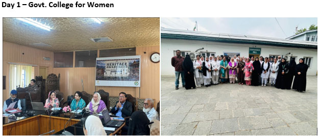 College Heritage Volunteer Training Workshop, Srinagar